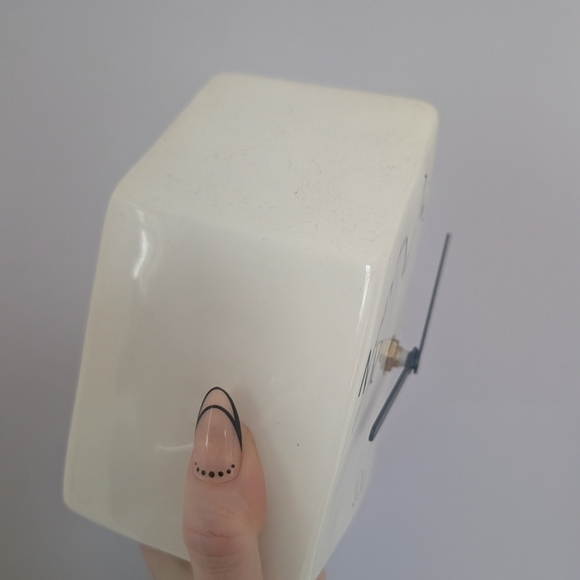 Rae Dunn Cream Clock - Picture 2 of 6